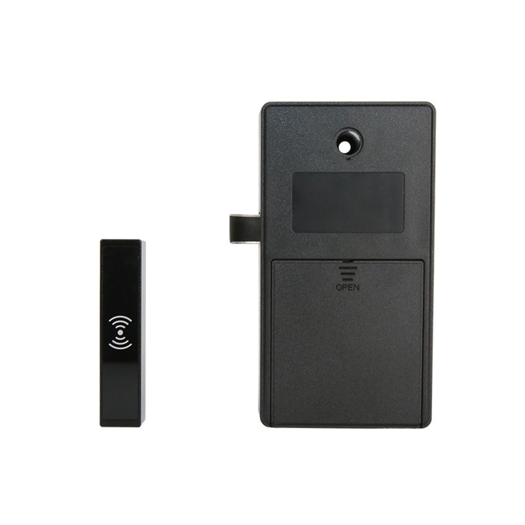 Schloss mit RFID-Kartenleser F131, Aluminium, schwarz