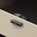 Schloss mit RFID-Kartenleser F131, Aluminium, schwarz
