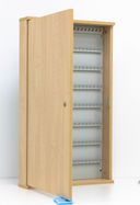 Schlüsselkasten aus Holz, für 160 Schlüssel, Birke