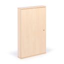 Schlüsselkasten aus Holz, für 160 Schlüssel, Birke