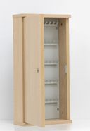 Schlüsselkasten aus Holz, für 50 Schlüssel, Birke