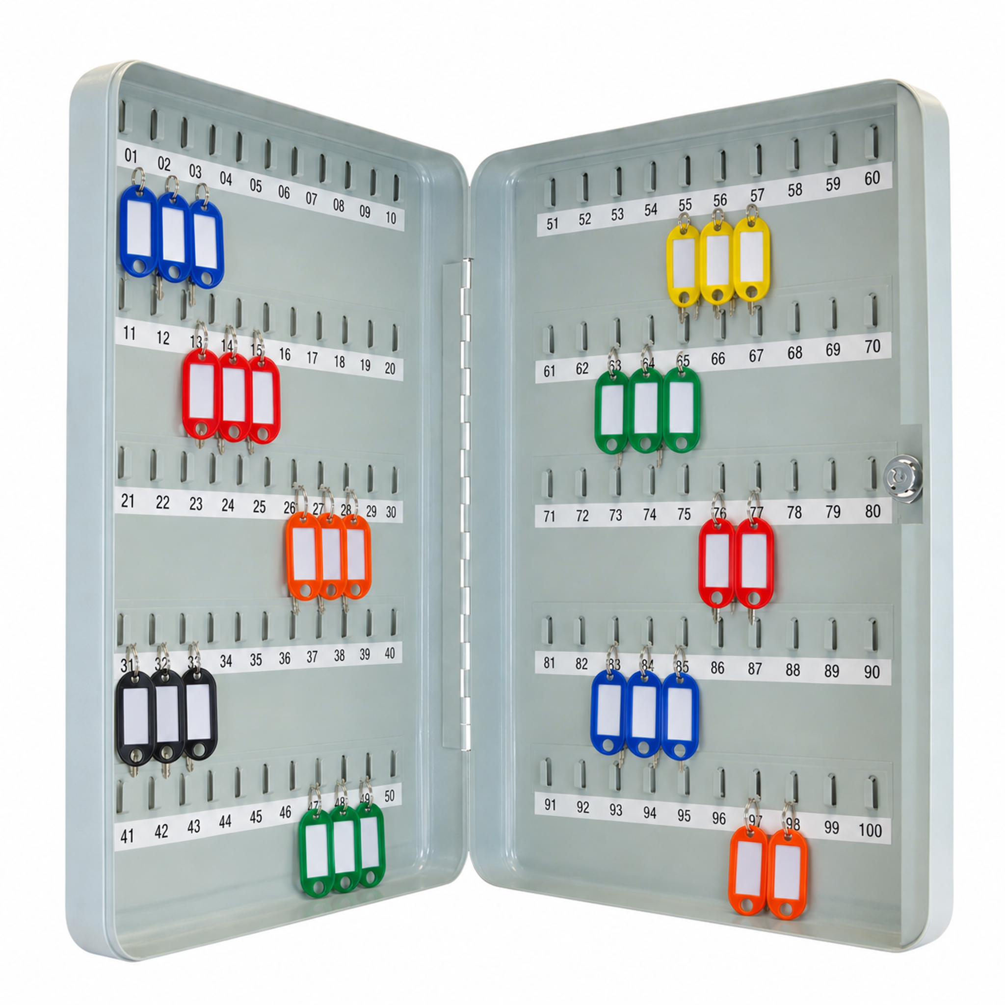 Schlüsselschrank metall, für 100 Schlüssel