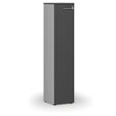 Schmaler Büroschrank PRIMO GRAY, 1781 x 400 x 420 mm, grau/Graphit