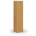 Schmaler Büroschrank PRIMO WOOD, 1781 x 400 x 420 mm, Buche