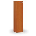 Schmaler Büroschrank PRIMO WOOD, 1781 x 400 x 420 mm, Kirsche