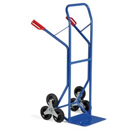 Schodisková rudla - ručný vozík, 3-kolesový, nosnosť 250 kg, plné kolesá