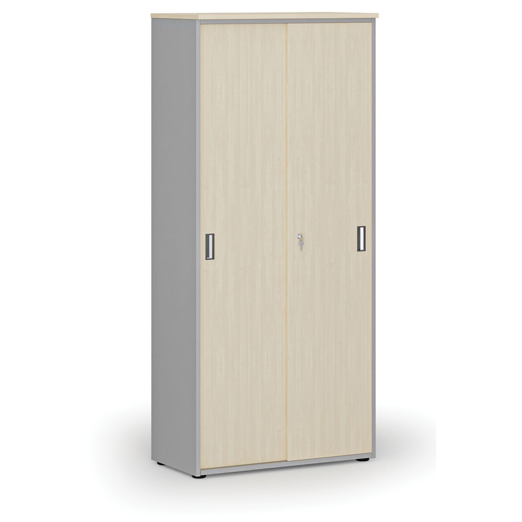 Schrank mit Schiebetür PRIMO GRAY, 1781 x 800 x 420 mm