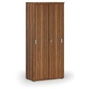 Schrank mit Schiebetür PRIMO WOOD, 800 x 420 x 1781 mm, Nussbaum