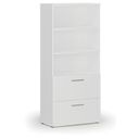 Schrank mit Schubladen für Hängerordner PRIMO WHITE, 800 x 420 x 1781 mm, weiß