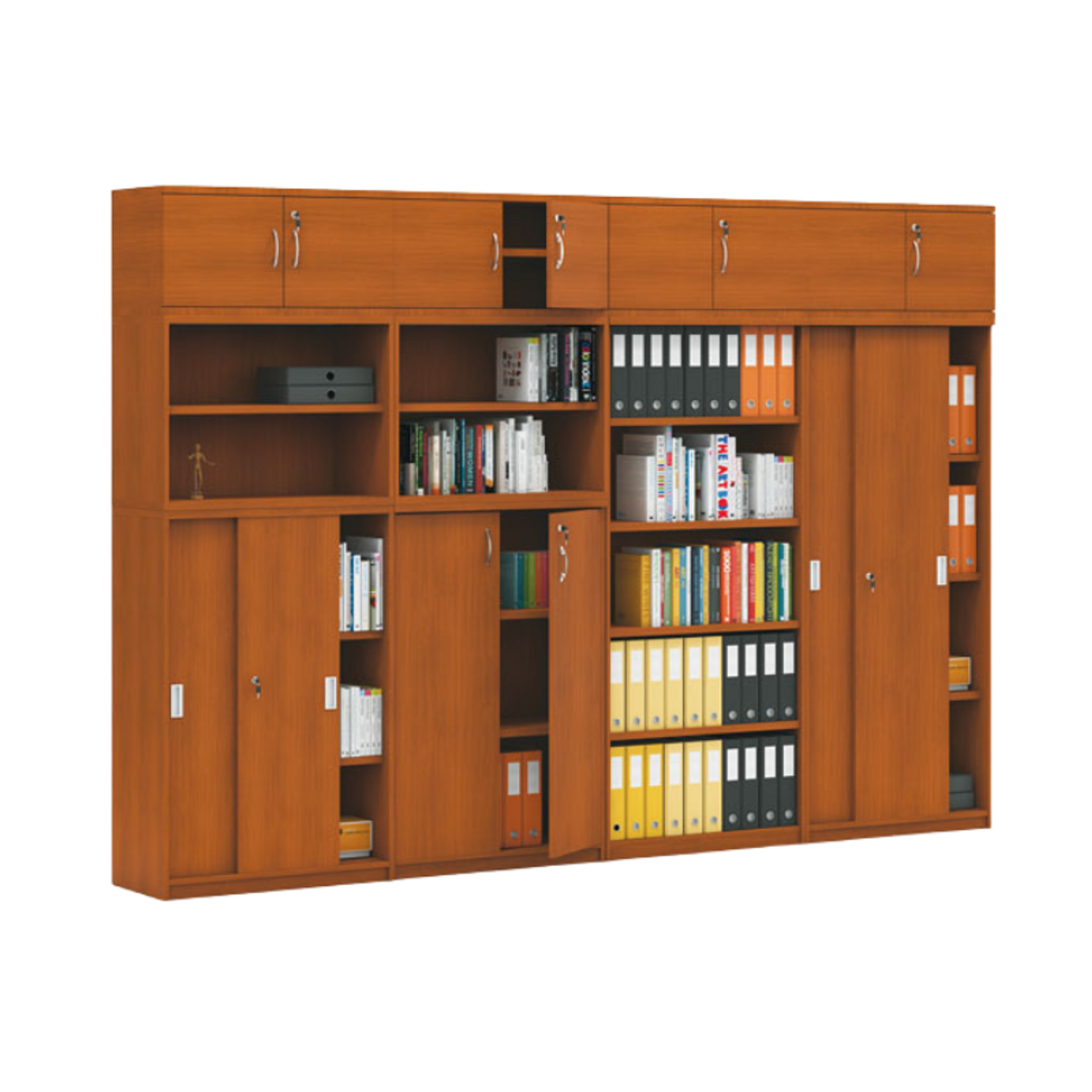 Schrank-Set MIRELLI A+, Typ D, Aufbau, Kirsche