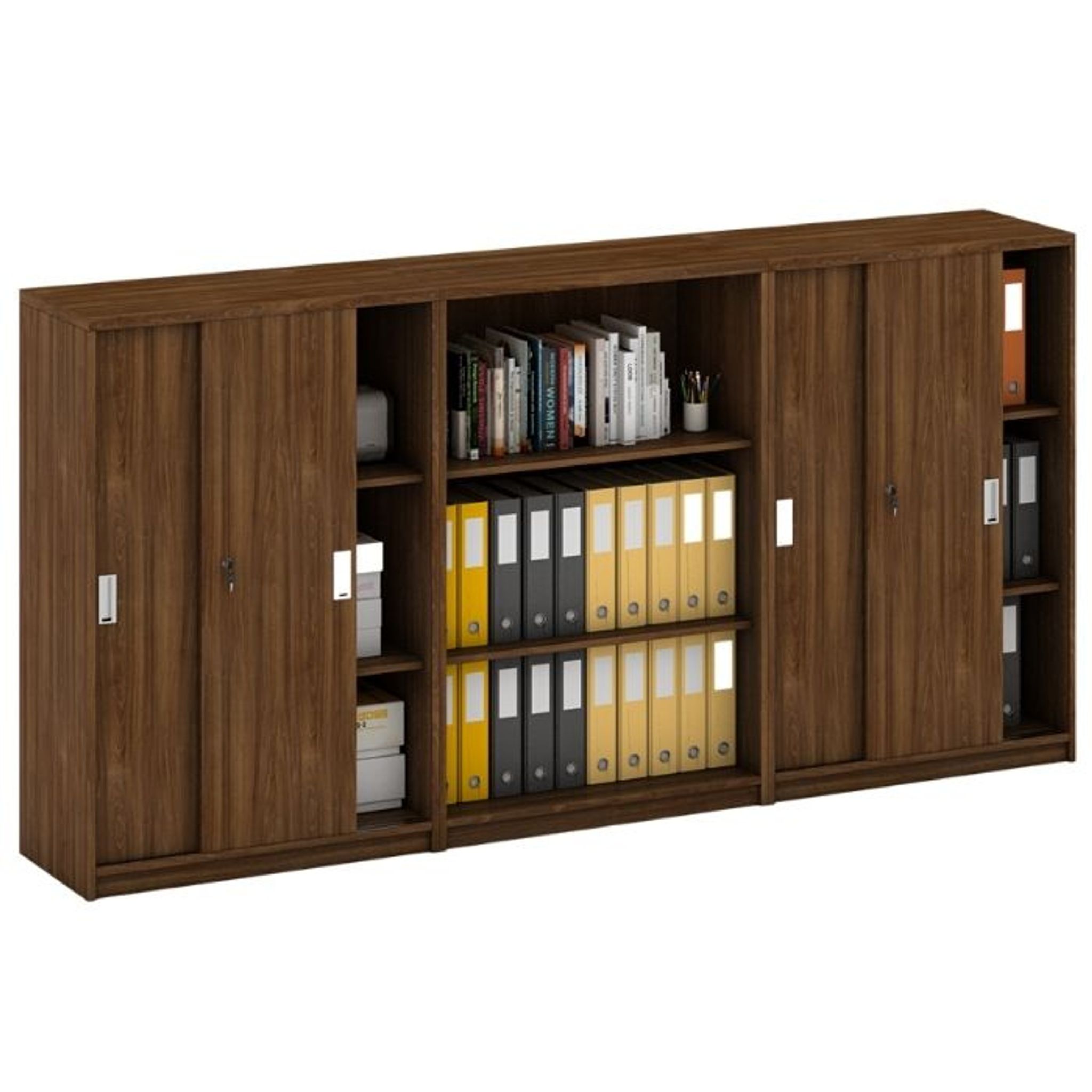 Schrank-Set MIRELLI A+, Typ IV – Nussbaum