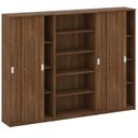 Schrank-Set MIRELLI A+, Typ VI – Nussbaum