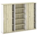 Schrank-Set MIRELLI A+, Typ VI – Weiß/Sonoma Eiche