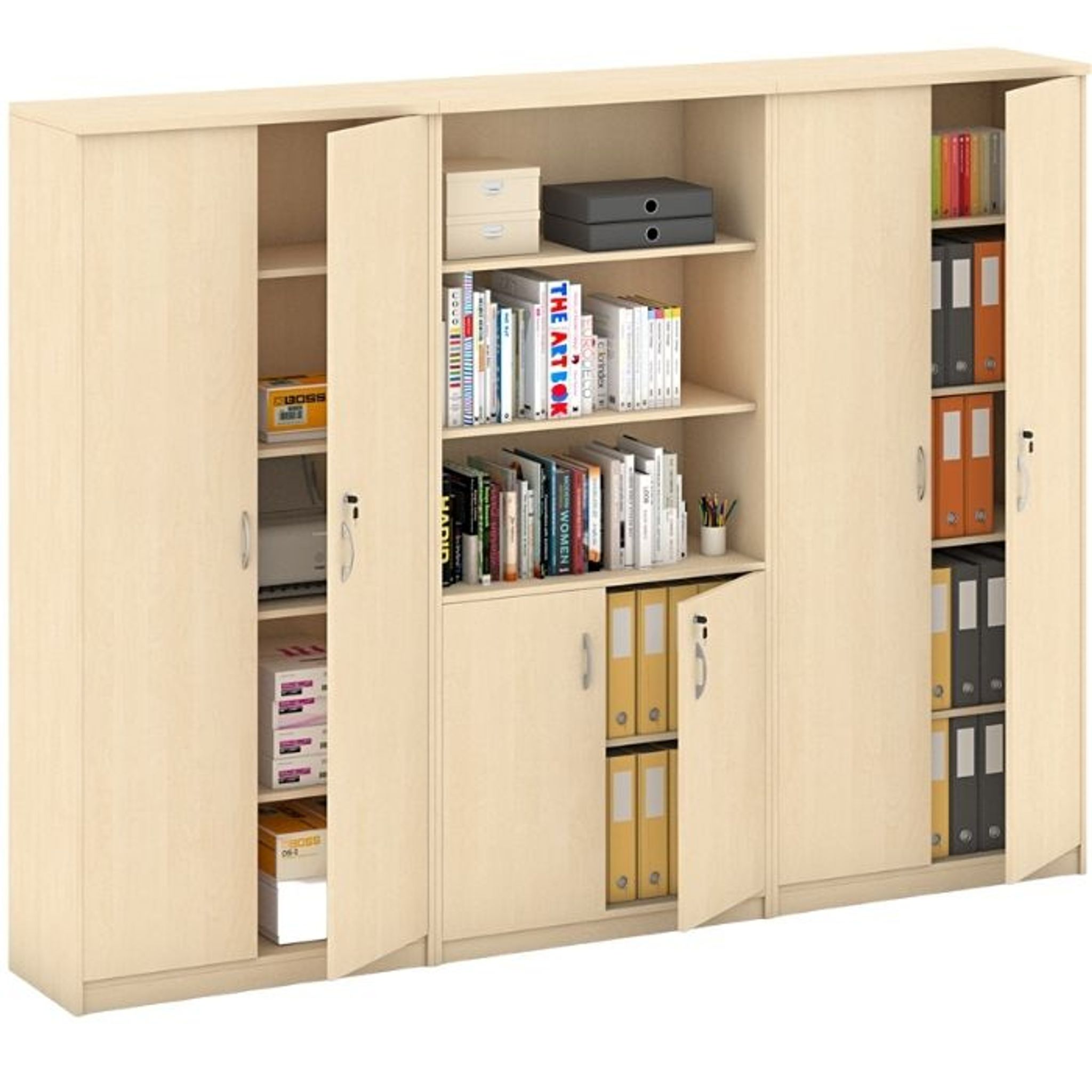 Schrank-Set MIRELLI A+, Typ VII – Birke