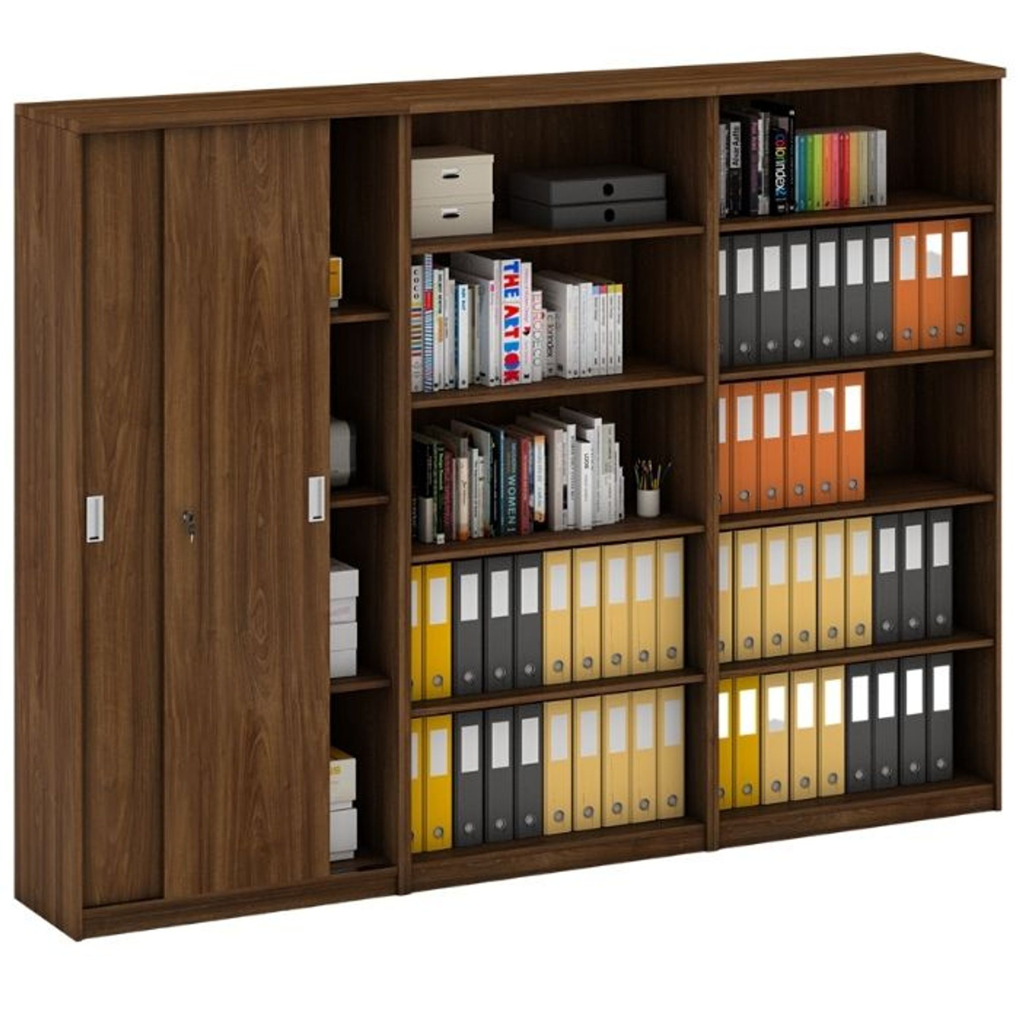 Schrank-Set MIRELLI A+, Typ X – Nussbaum