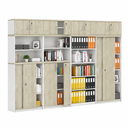 Schrank-Set MIRELLI, D Typ, Weiß/Sonoma Eiche Schrank-Set MIRELLI, D Typ, Weiß/Sonoma Eiche
