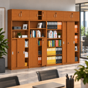 Schrank-Set MIRELLI, Typ D, Aufbau, Kirsche