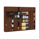 Schrank-Set MIRELLI, Typ D, Aufbau, Nussbaum