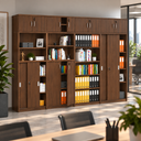 Schrank-Set MIRELLI, Typ D, Aufbau, Nussbaum Schrank-Set MIRELLI, Typ D, Aufbau, Nussbaum