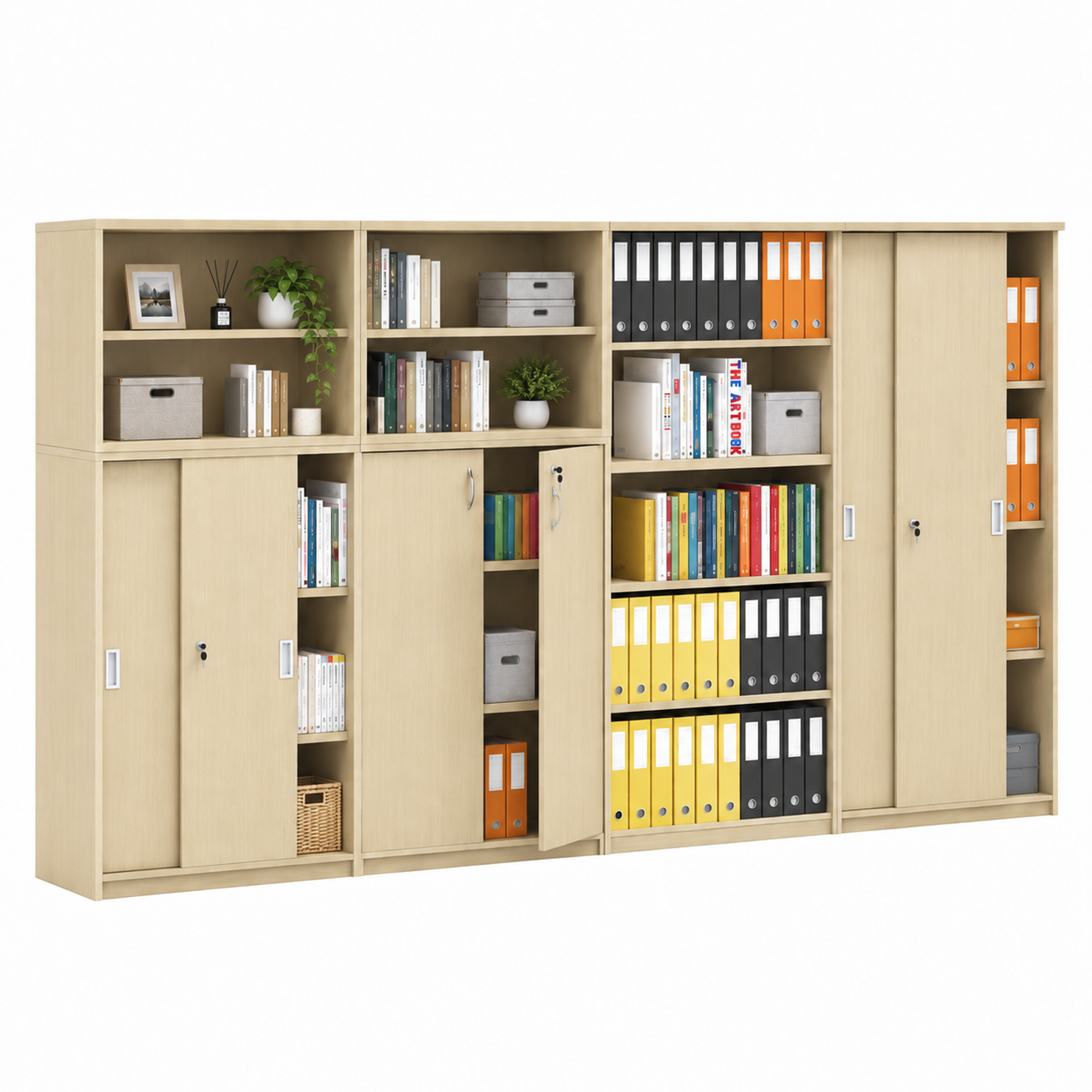 Schrank-Set MIRELLI, Typ D, Birke