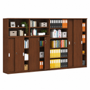Schrank-Set MIRELLI, Typ D, Nussbaum
