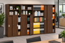 Schrank-Set MIRELLI, Typ D, Nussbaum