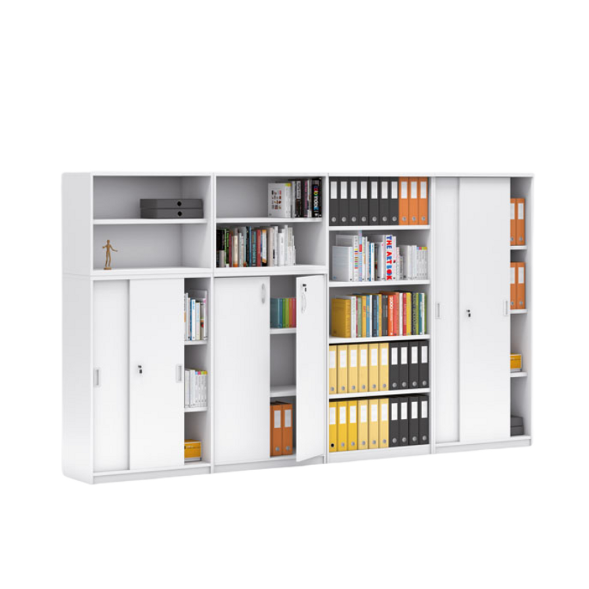 Schrank-Set MIRELLI, Typ D, weiß
