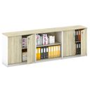 Schrank-Set MIRELLI, Typ I – weiß/Sonoma Eiche