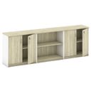 Schrank-Set MIRELLI, Typ I – weiß/Sonoma Eiche