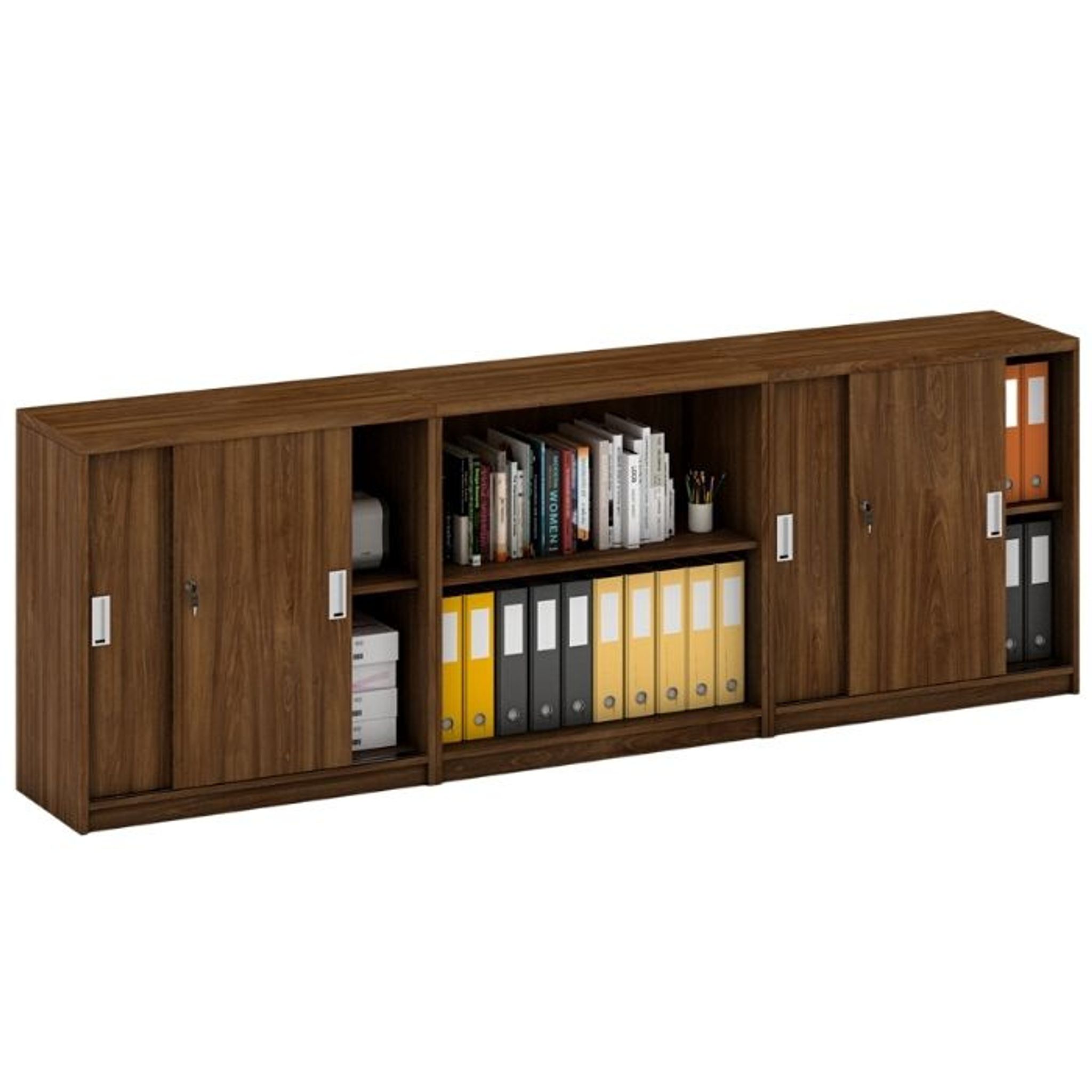 Schrank-Set MIRELLI, Typ II – Nussbaum