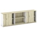 Schrank-Set MIRELLI, Typ II – Weiß/Sonoma Eiche