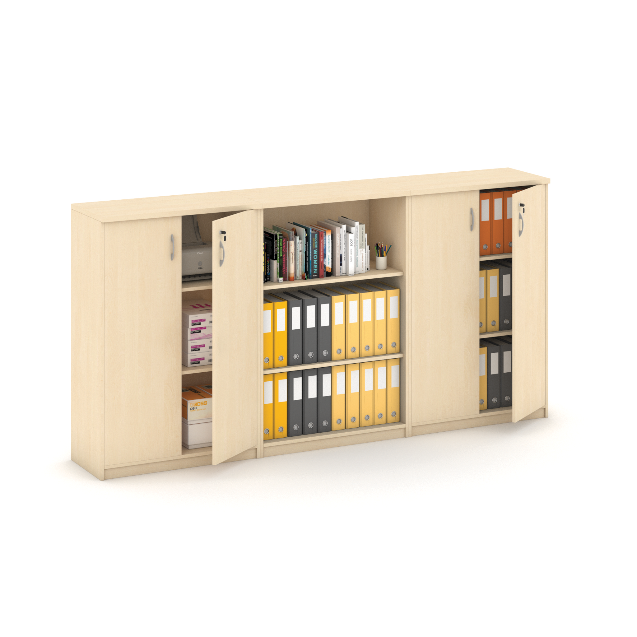 Schrank-Set MIRELLI, Typ III – Birke