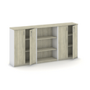 Schrank-Set MIRELLI, Typ III – Weiß/Sonoma Eiche