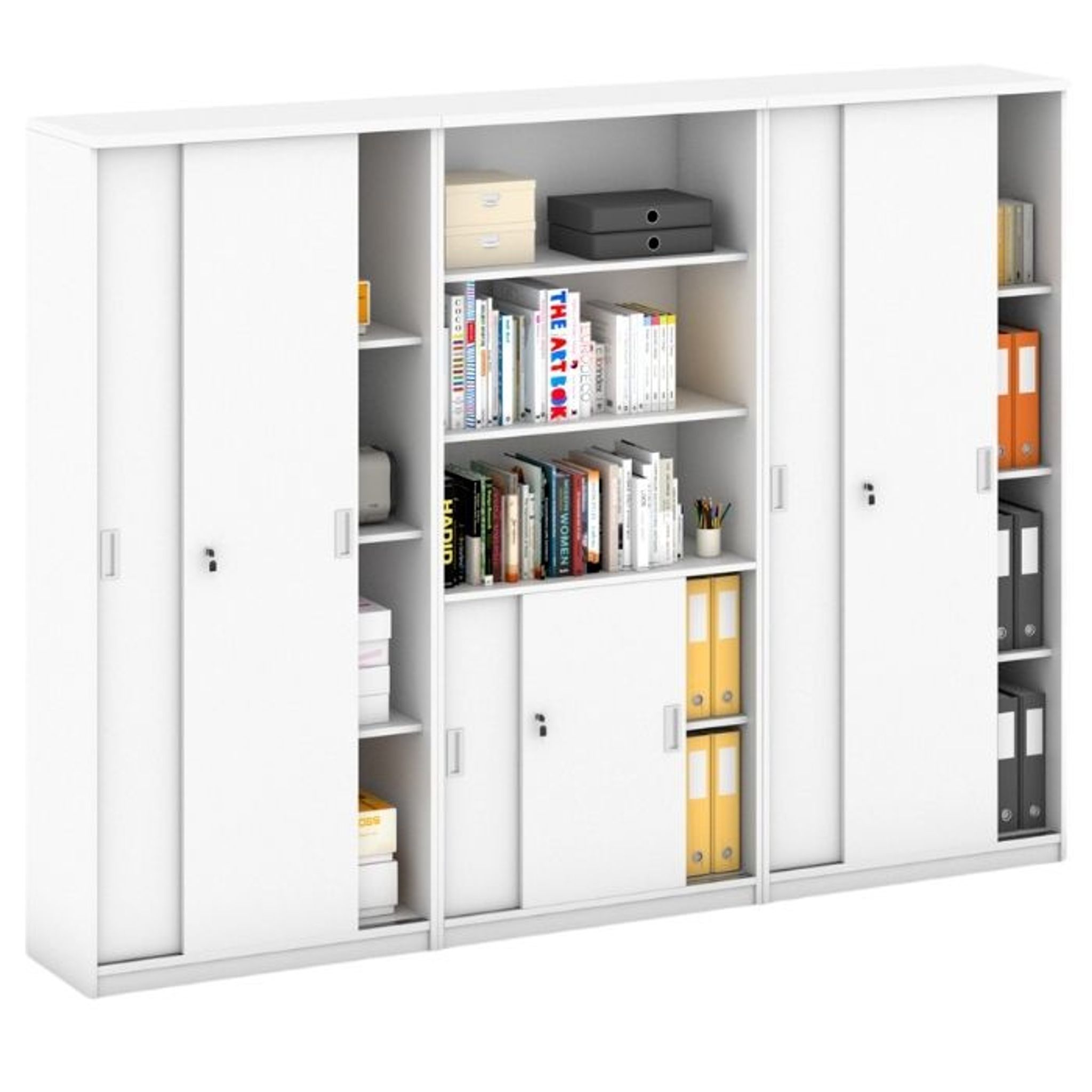 Schrank-Set MIRELLI, Typ IX – Weiß