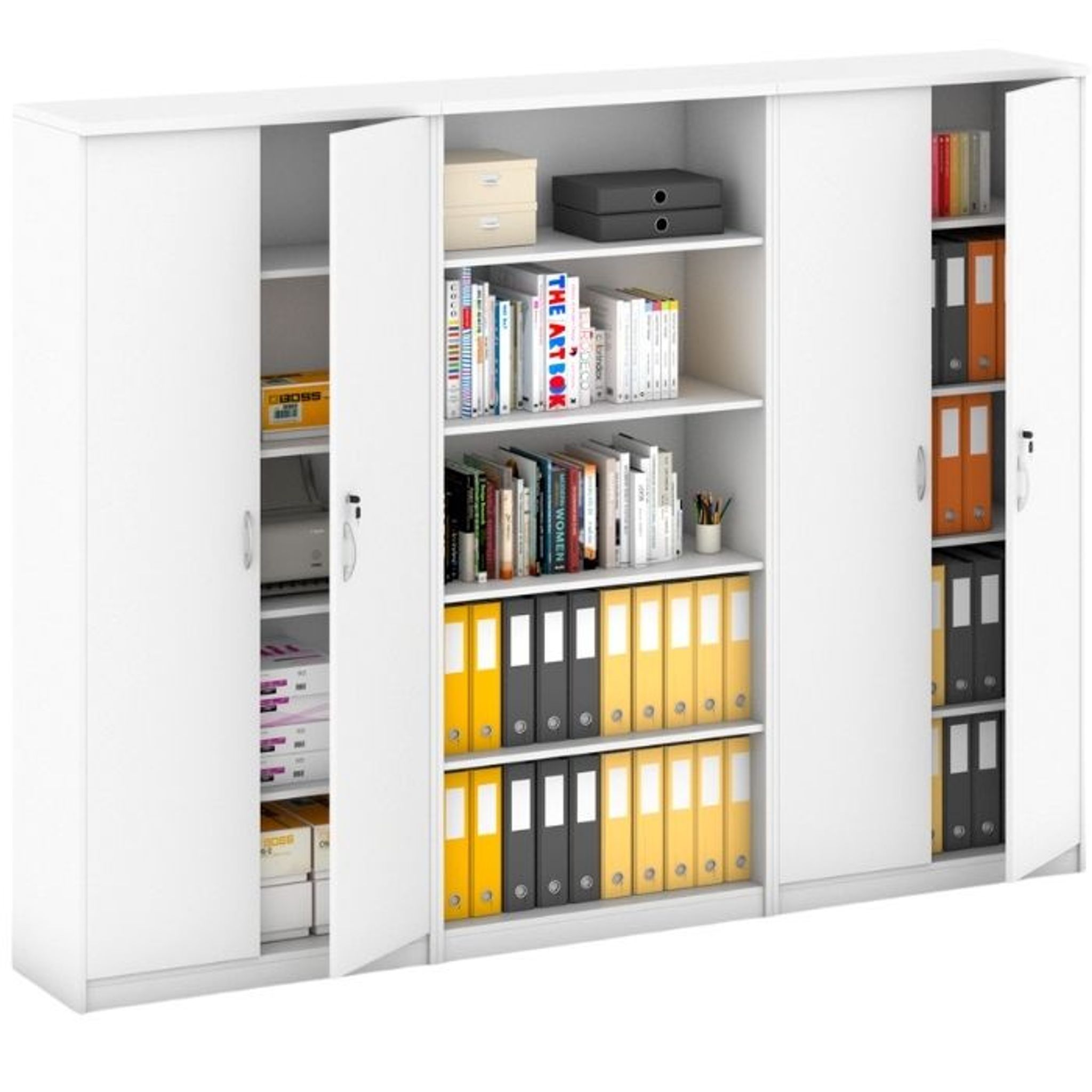 Schrank-Set MIRELLI, Typ V – Weiß