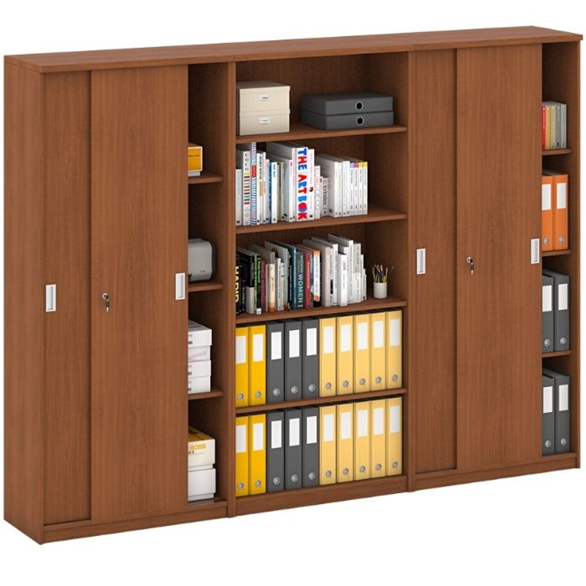 Schrank-Set MIRELLI, Typ VI – Kirschbaum