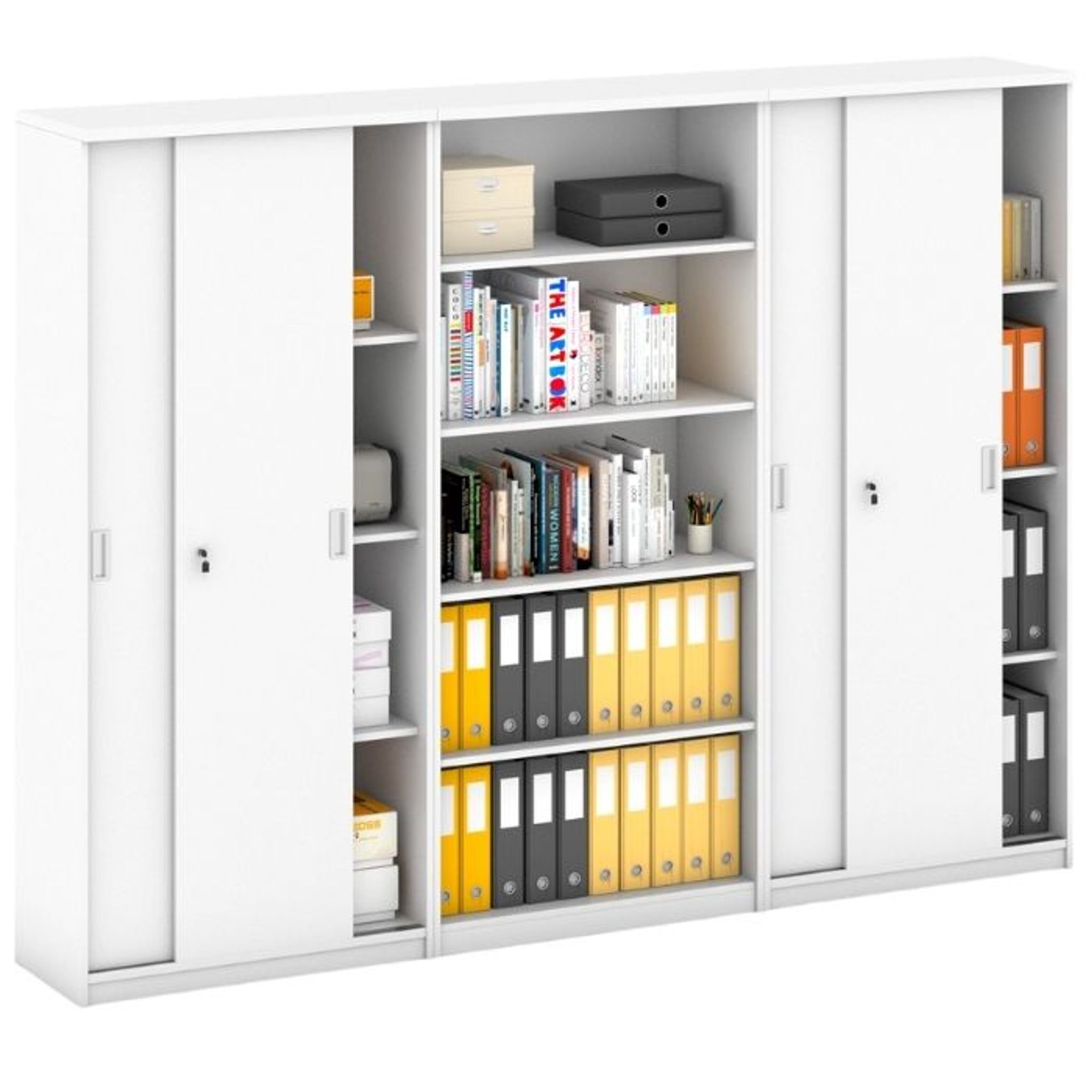 Schrank-Set MIRELLI, Typ VI – Weiß