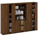 Schrank-Set MIRELLI, Typ VII – Nussbaum