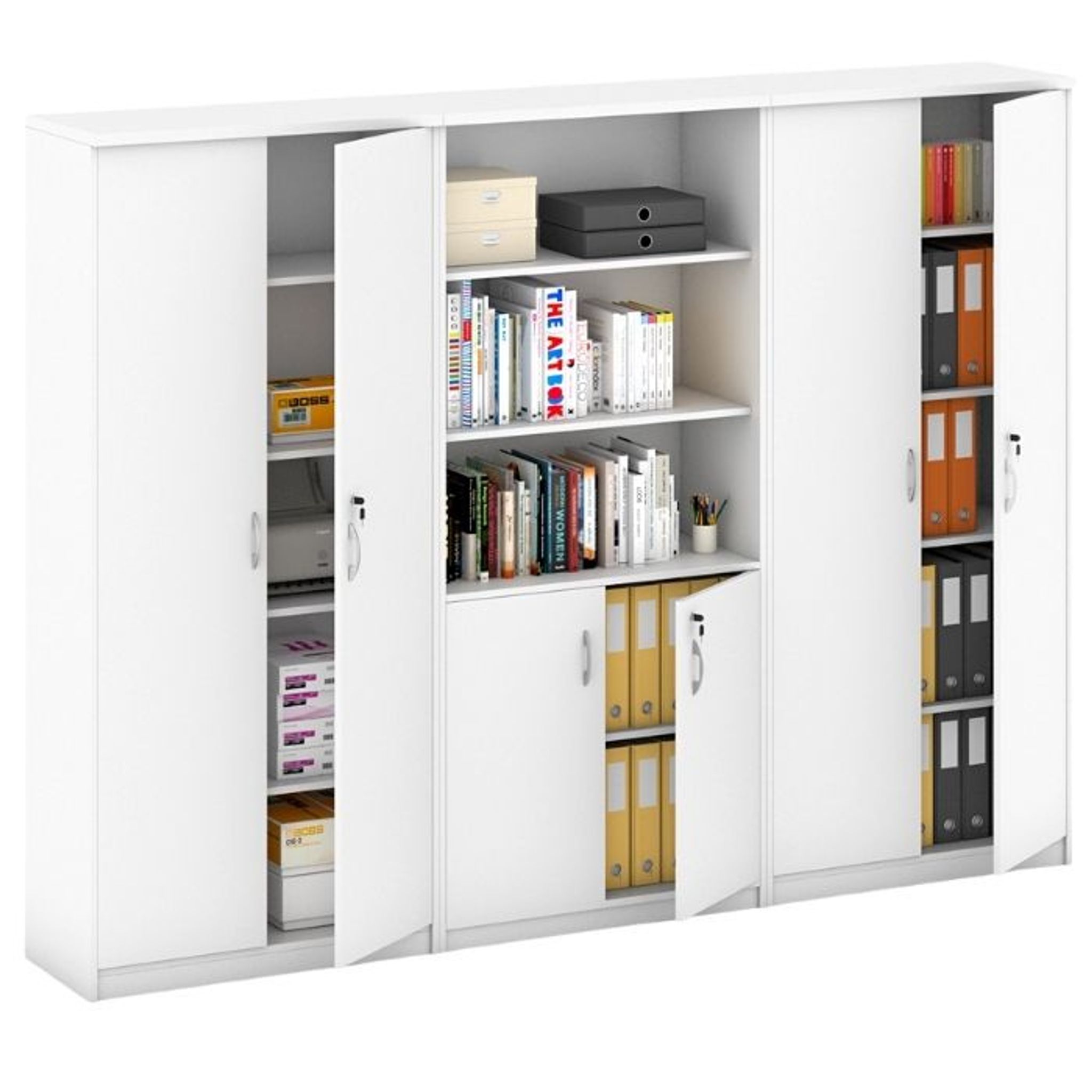 Schrank-Set MIRELLI, Typ VII – weiß