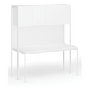 Schreibtisch mit Stauraum HOME OFFICE, weiß
