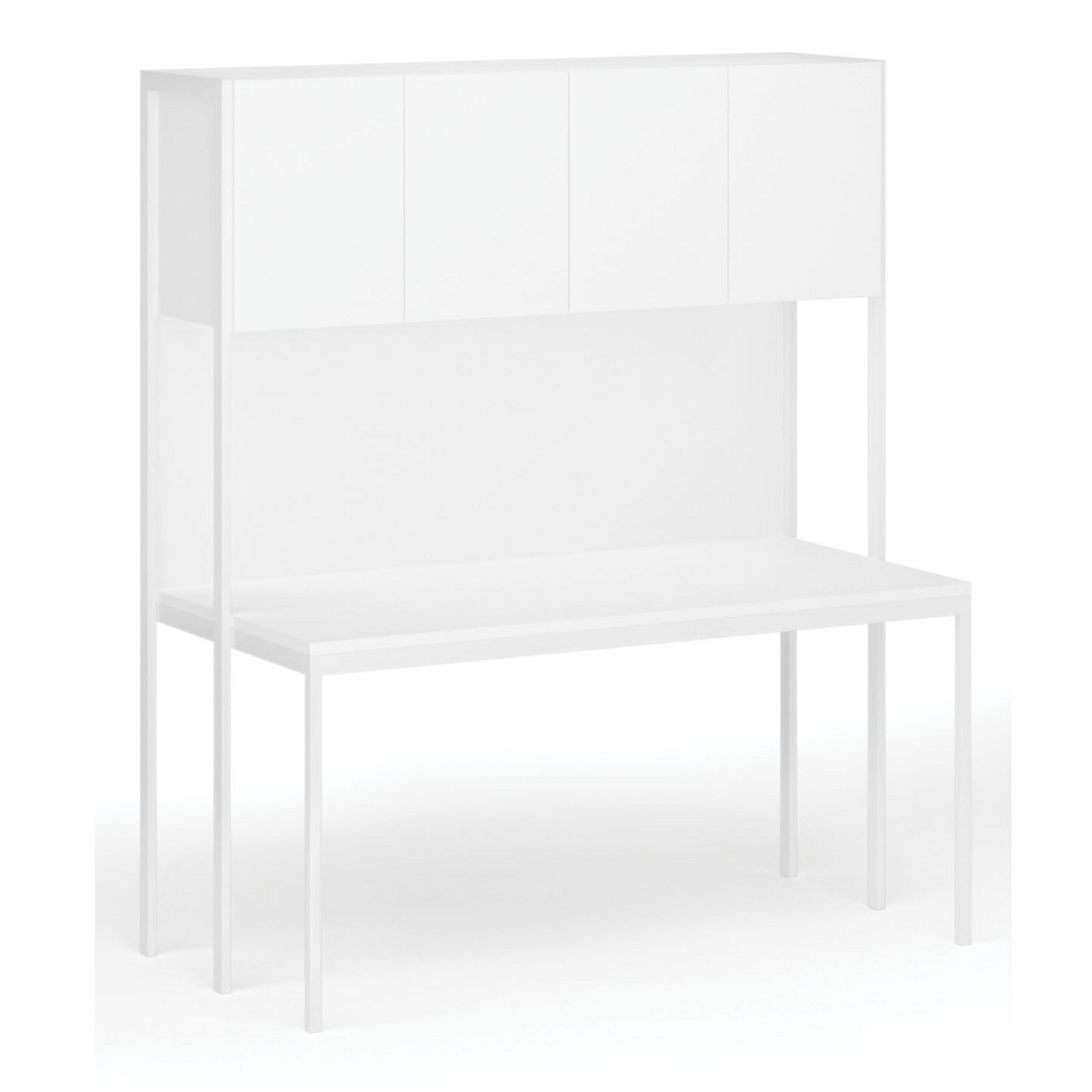 Schreibtisch mit Stauraum HOME OFFICE, weiß