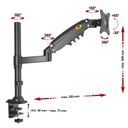 Schreibtisch-Monitorhalter HS-80B, höhenverstellbar