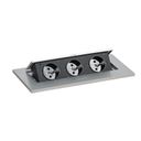 Schubladenbox TYPE I - kippbar, 3x Schublade, silber Schubladenbox TYPE I - kippbar, 3x Schublade, silber