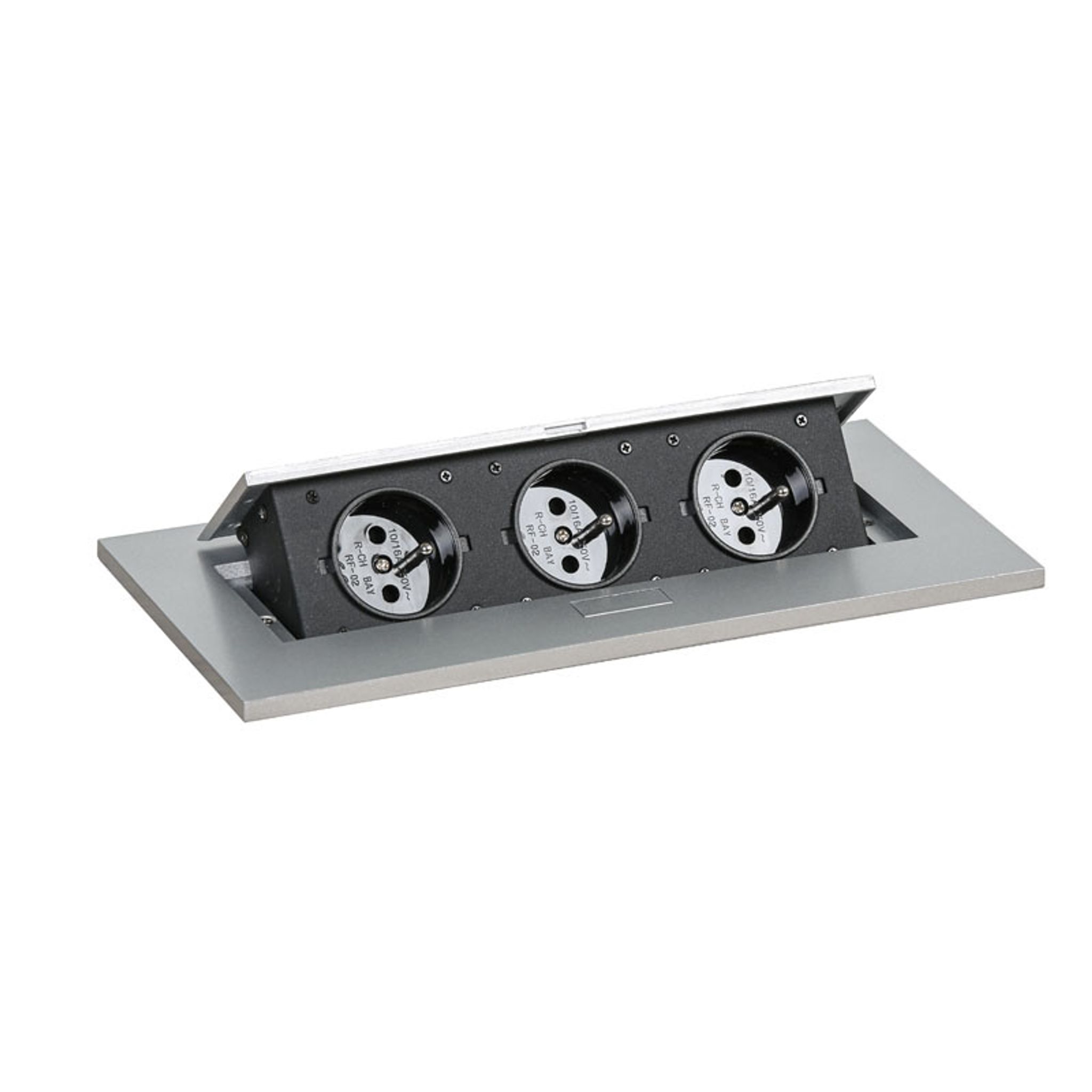 Schubladenbox TYPE I - kippbar, 3x Schublade, silber Schubladenbox TYPE I - kippbar, 3x Schublade, silber
