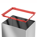 Schüttgut mülleimer Big-Box Swing XL, 52 l, selbstschließend, Edelstahl glänzend