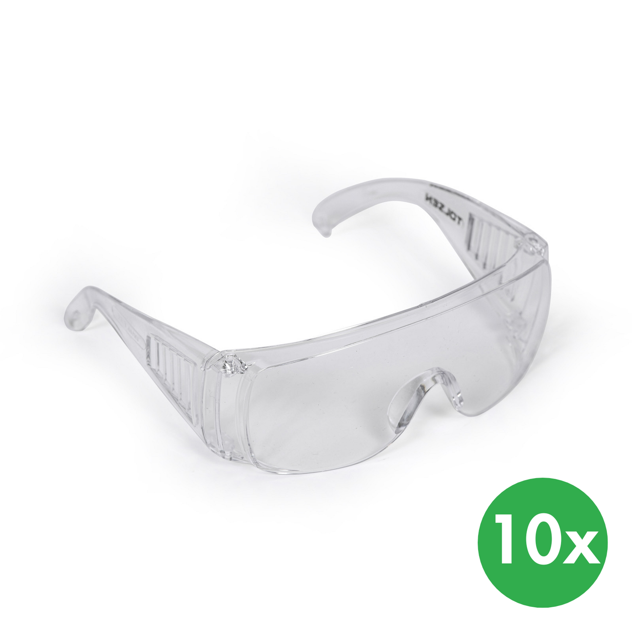 Schutzbrille, klar, 10er Pack