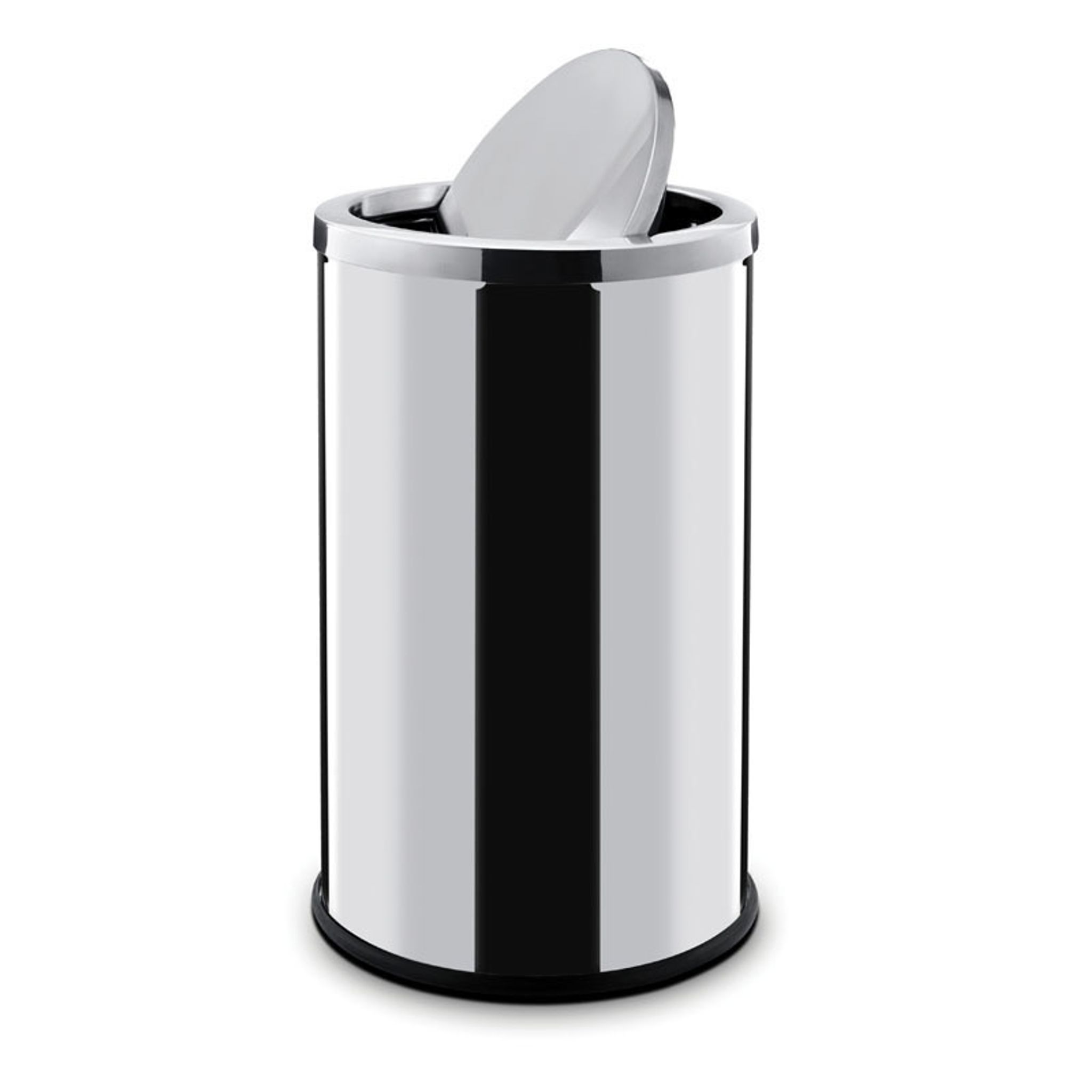 Schwingdeckeleimer, 18 l, Edelstahl glänzend