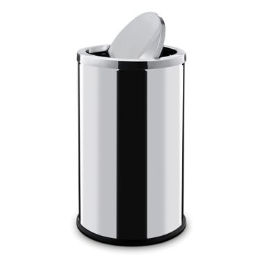 Schwingdeckeleimer, 18 l, Edelstahl glänzend