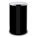 Schwingdeckeleimer, 18 l, schwarz lackiert