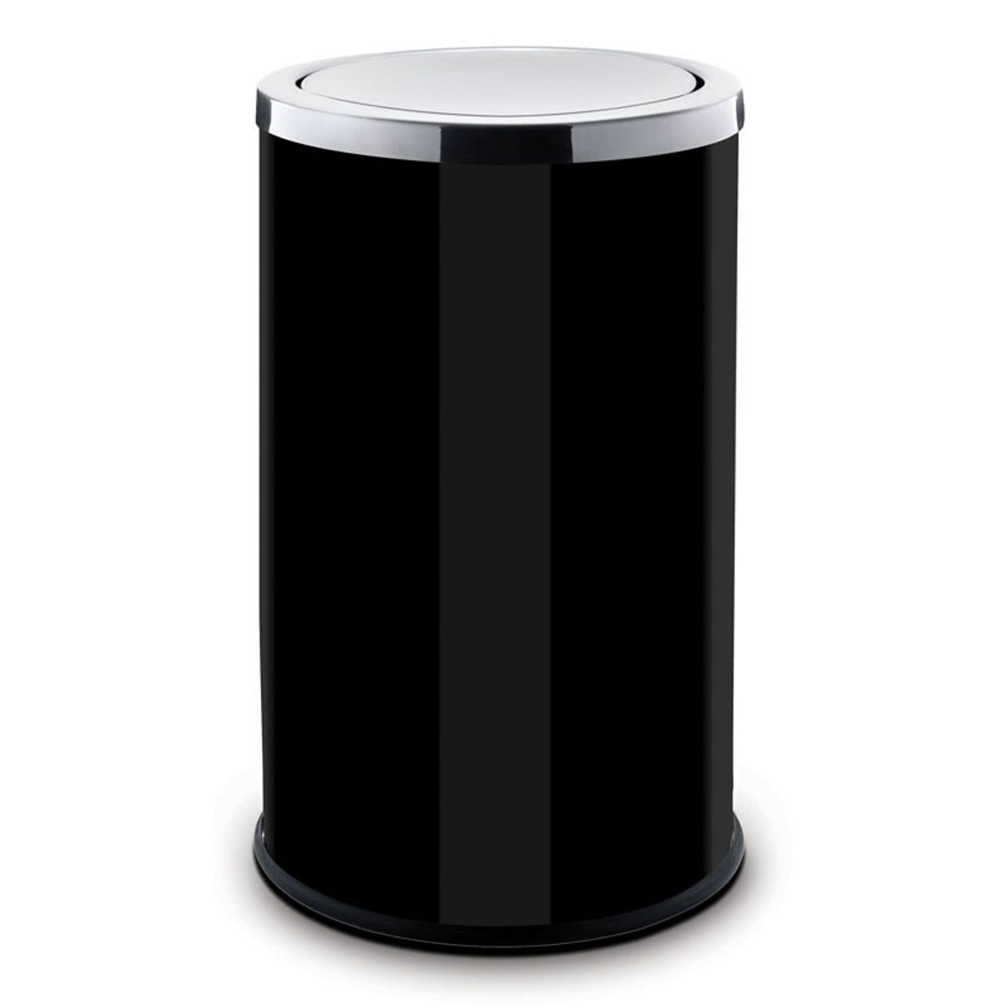Schwingdeckeleimer, 18 l, schwarz lackiert